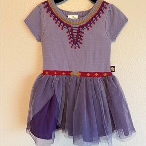 Disney Wish Lavender Knit Dress with Pink Accents